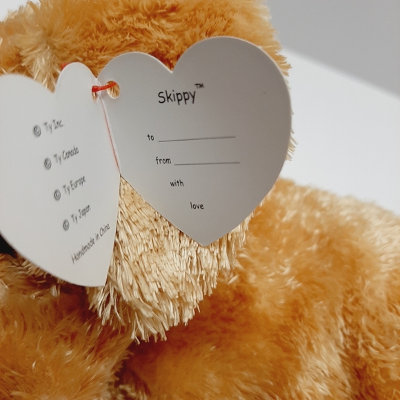 🍒 TY Classics Beanie Baby 12" Skippy Golden Retriever Puppy Dog Plush Kids Toy - Picture 15 of 16